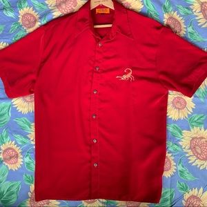 Red Scorpion Short-Sleeved Shirt